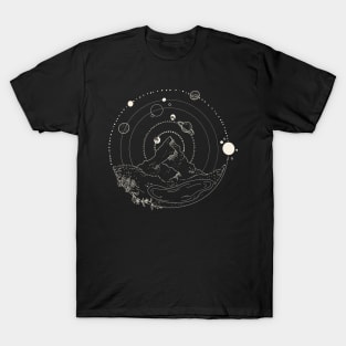 Mountain Adventurer Cosmos Design T-Shirt